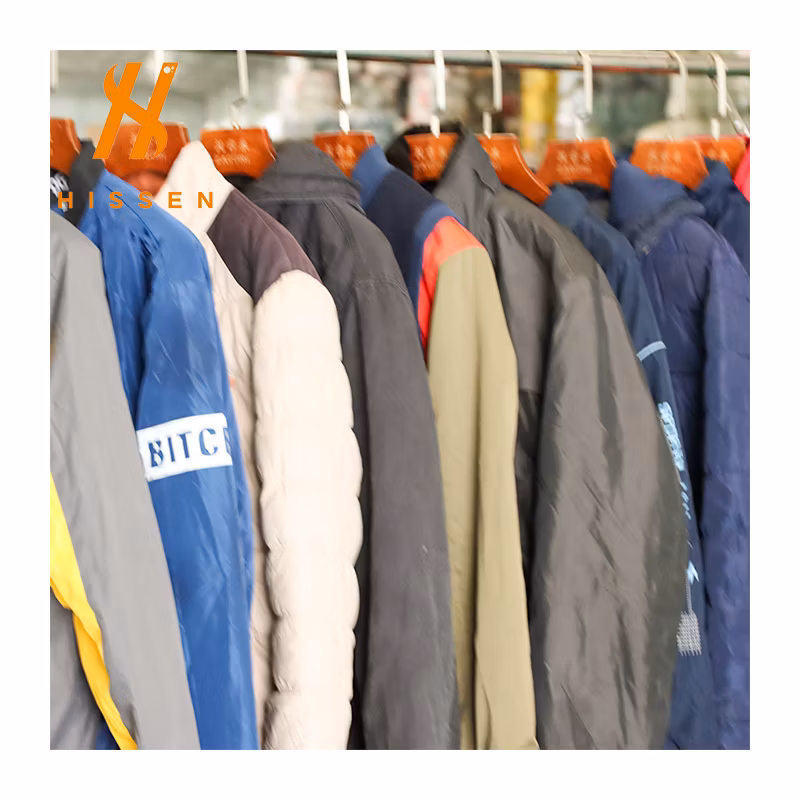 High Quality Cheap USA Second Hand Jacket Men Denim Shorts Used Clothes in Bales