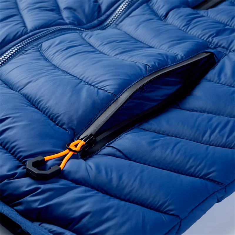 Custom Logo Warm Bubble Waterproof Windproof Men Winter Hooded Quilted Down Coats Cotton Padded Puffer Jacket