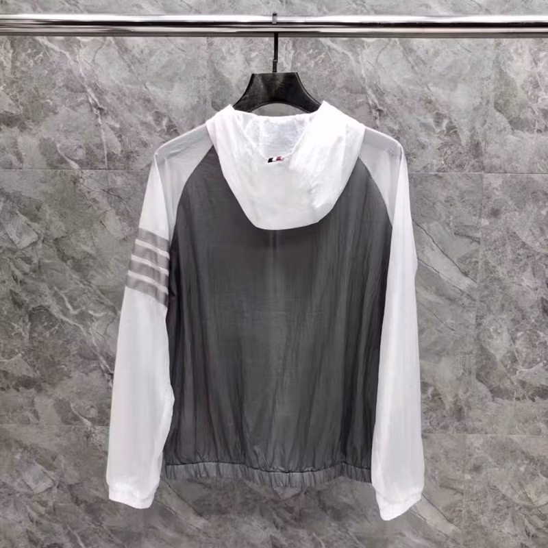 Men&prime;s UV Protection Jacket Men&prime;s and Women&prime;s Solid Color Sports Color Matching Sunscreen Thin Shirt