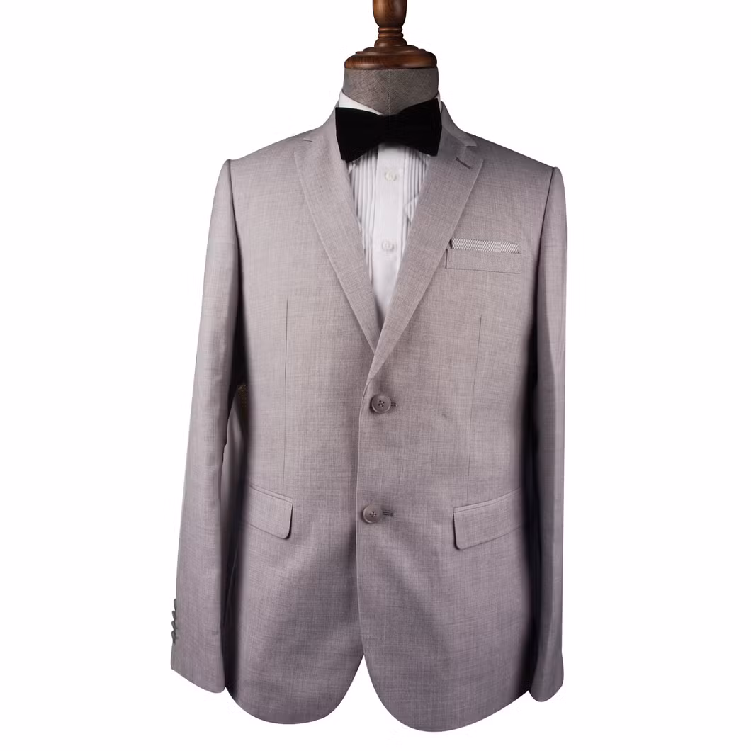Wholesale Custom Made Red Jacquard Slim Fit Suit Poly/Rayon Tuxedo Jacket