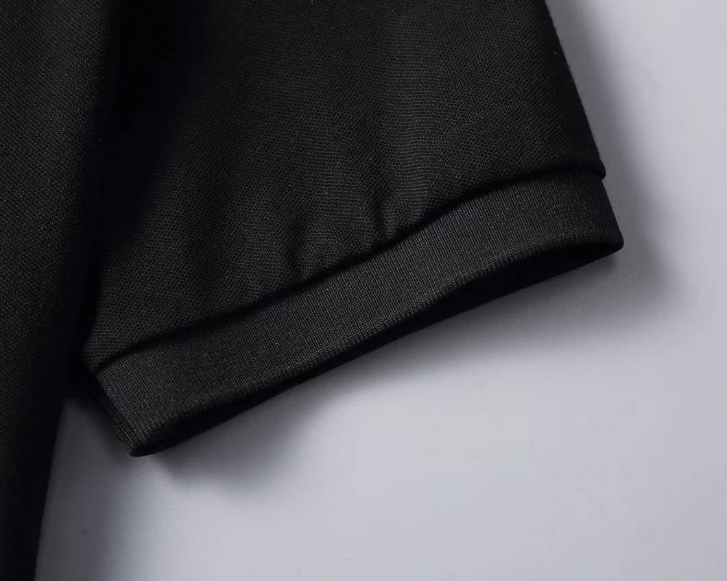 Designer Men&prime;s Polos Men T-Shirts Short Sleeve T Shirt Polo Shirt High Quality Letter Printing Pattern Clothes Clothing Tee Black and White Men Tees Asian