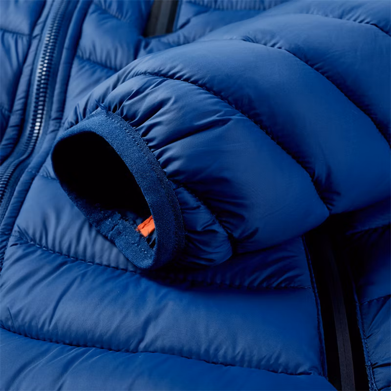 Custom Logo Warm Bubble Waterproof Windproof Men Winter Hooded Quilted Down Coats Cotton Padded Puffer Jacket