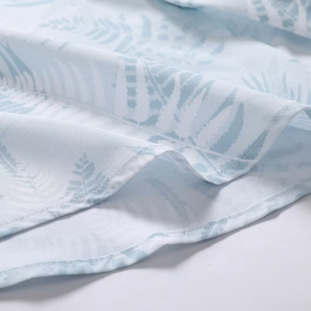 Factory Customized Mens Linen Shirts Hawaiian Floral Beach Short Sleeve Casual Dress Button Down Short Sleeve Work Clothes Outfits Shirts 2024