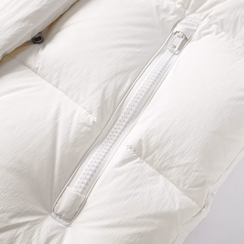Winter Warm Padded High Quality White Goose Down Jacket Puffer Jacket with Hood