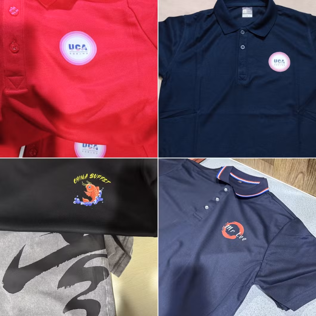 Custom High Quality Muscle Regular Fit 100% Comber Cotton Pique Poll Man&prime;s Polo Shirts Silk Screen Printing Men&prime;s Polo Shirts