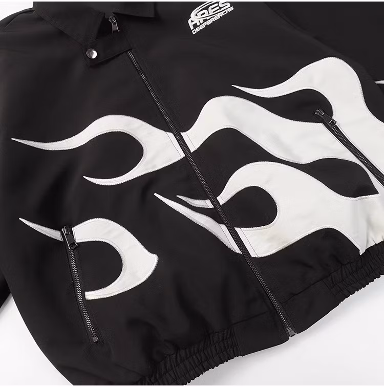 2024 New Design Unisex Applique Embroidery Baseball Jacket Varsity Jacket Custom Embroidery Logo Bomber Jacket for Men and Women