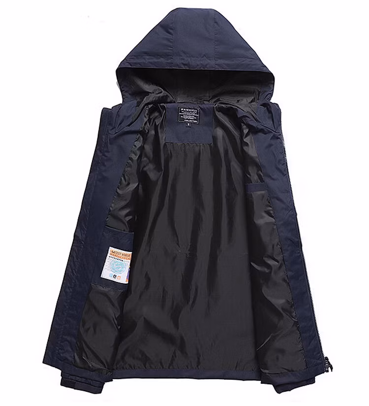 Manufacturers Wholesale Casual Sport Utility Hooded Windbreaker Custom Men Outdoor Lightweight Waterproof Jacket with Logo