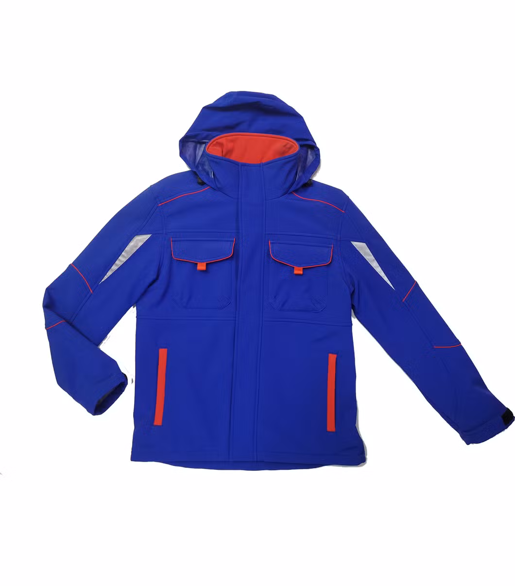 Hot Sale Mens Clothing Winter Fashion Design Hooded Waterproof Breathable Windproof Outdoor Men Softshell Jacket