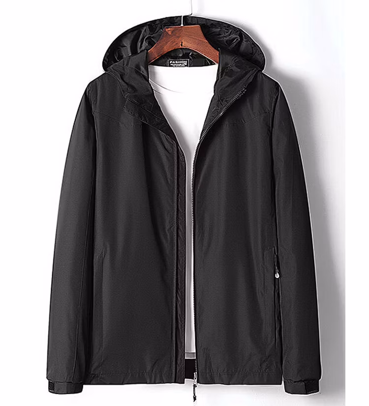Manufacturers Wholesale Casual Sport Utility Hooded Windbreaker Custom Men Outdoor Lightweight Waterproof Jacket with Logo