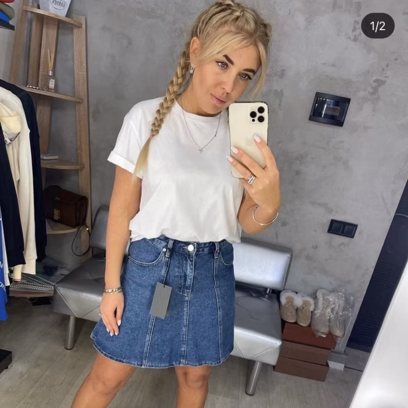 Luxury Fashion Jeans Jacket Popular European and American Live Streaming Clothes 1: 1 Copy Designer Luxury Women Denim Jacket