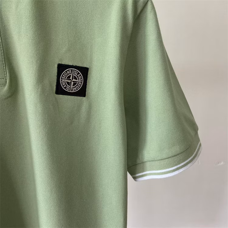 Designer Stone Mens Polo T-Shirts Casual Fashion Pure Cotton Embroidery Black and White Blue Multi-Color Mens and Womens T-Shirt