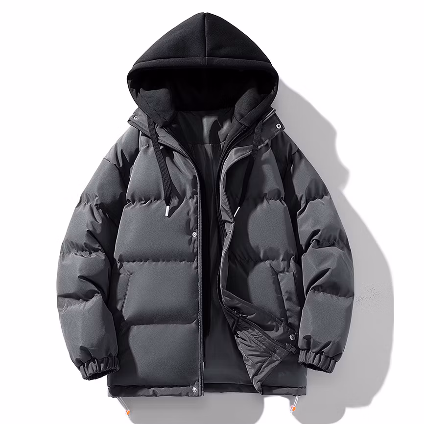 Custom High Quality Fashion Hooded Waterproof Padded Jacket Puffy Jacket for Men
