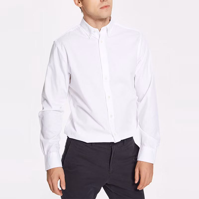 Custom Solid White Casual Linen Shirts for Men