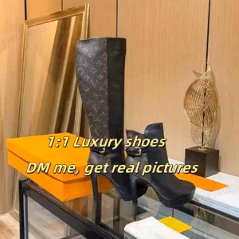 Top AAA Fashion Luxury Designer Shoes Factory Price Mirror Leather Ladies China Replica Online Store Luxury Leather High-Heeled Shoes
