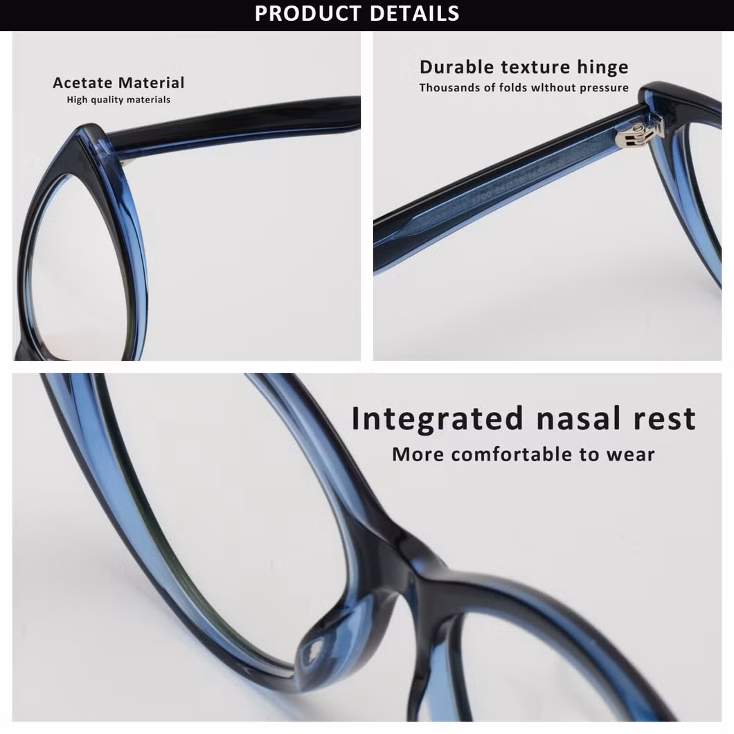 2024 Wholesale New Hot Selling Custom Logo Women Fashion Eyewear Computer Optical Frame Anti Blue Light Blocking Reading Glasses