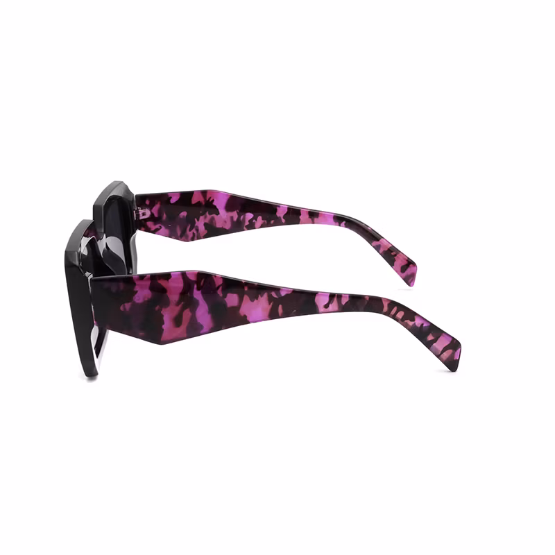 2024 Fashion Designer Trendy Woman Oval Oversized Big Concave Frames Shades Plastic Sunglasses Sun Glasses
