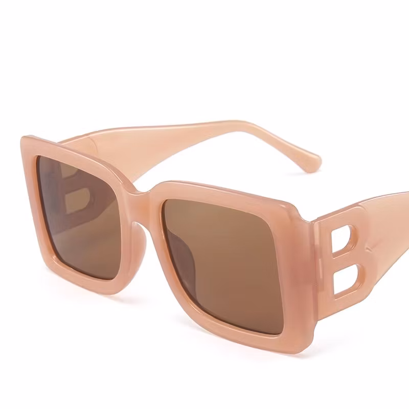 New Modern Sunglasses Women Big Frame Square Sun Glasses Shades Sunglasses