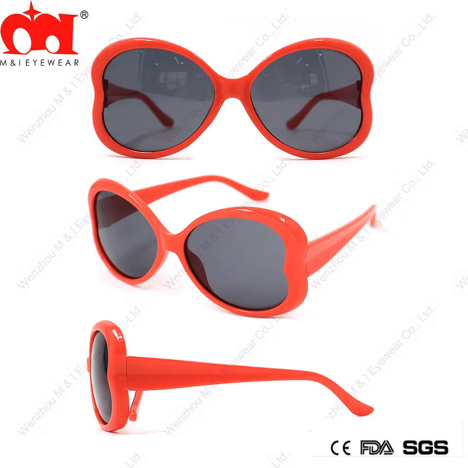 Butterfly Multicolor Pure Color Plastic Summer Event Holiday Kids Sunglasses (LT905058)