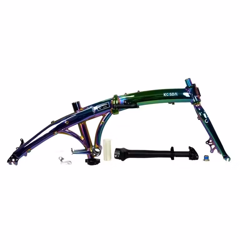 OEM Full Carbon Fiber 14 Inch Kids Children Folding BMX Road Bike Frame