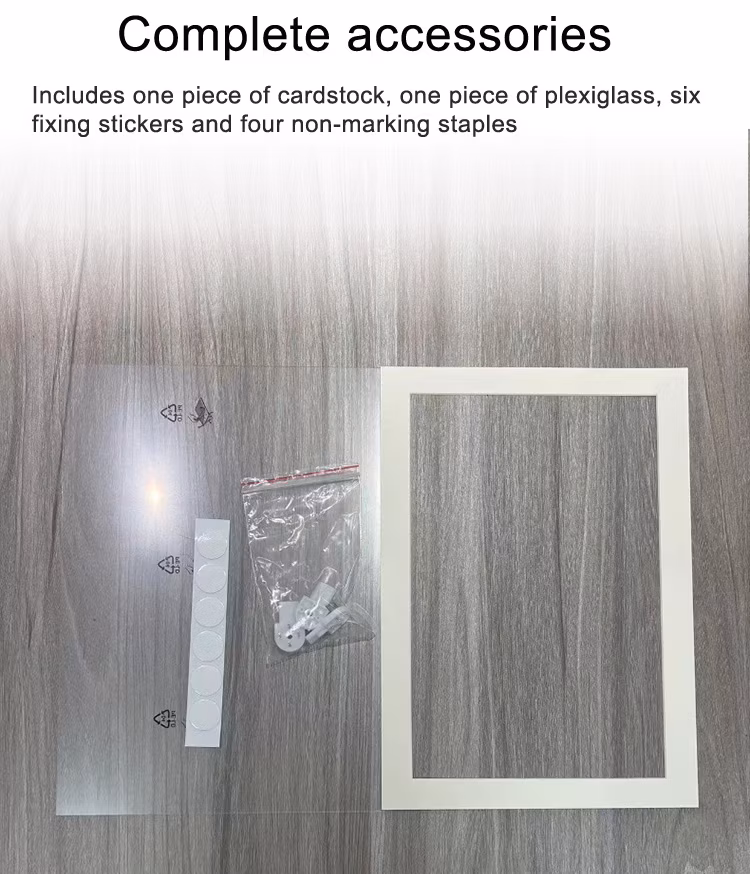 Flip-Flop Photo Frame Front Opening A3 A4 8X11 Kids Artwork Frames Storage Changeable Magnetic Picture Frame