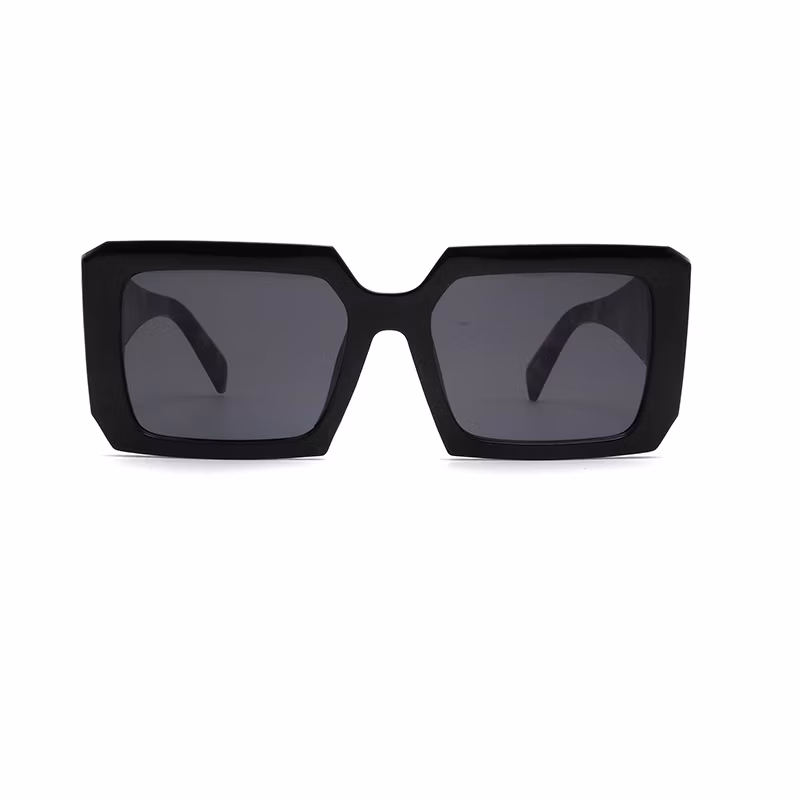 2024 Fashion Designer Trendy Woman Oval Oversized Big Concave Frames Shades Plastic Sunglasses Sun Glasses