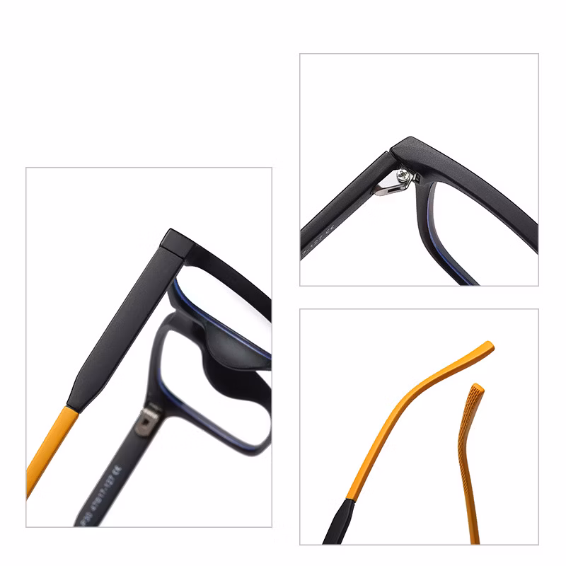 Children&prime; S Anti-Blue Glasses European and American Fashion Flat Glasses Frame Tr90 Two-Color Goggles 5105 Can Be Equipped with Myopia