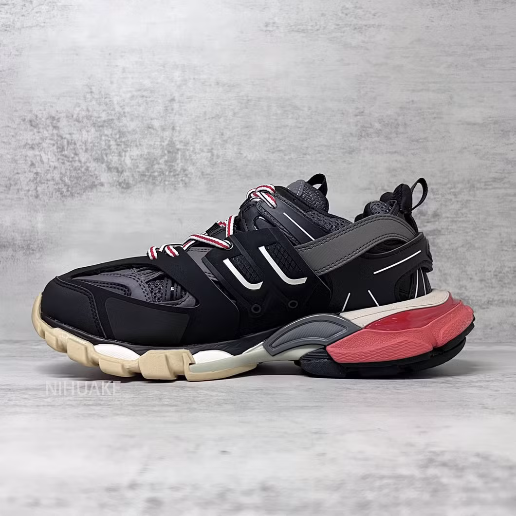 2024 Top Luxury Designer Women&prime;s Running Shoes Pink Fashion Running Shoes Vintage Sneakers High-End Men&prime;s Casual Platform Athletic