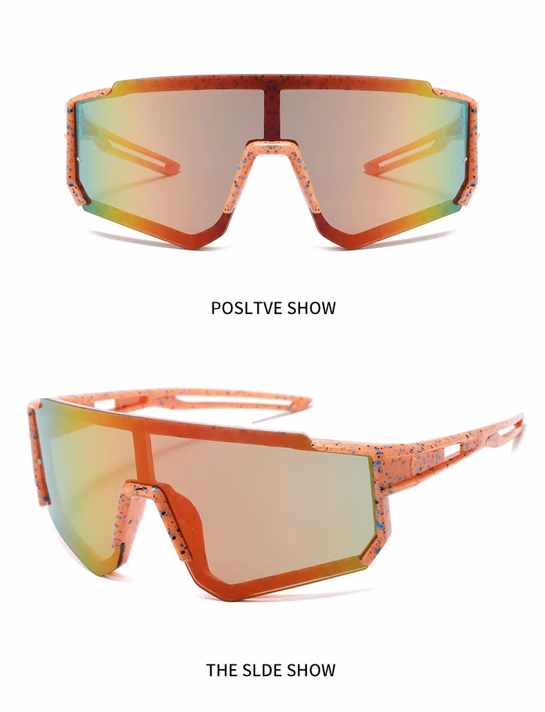 Fashion Punk One Piece Nasal Pad Polarized Sun Glasses Boy and Girl Cycling Luxury Brand Designer Sport Sunglasses for Children
