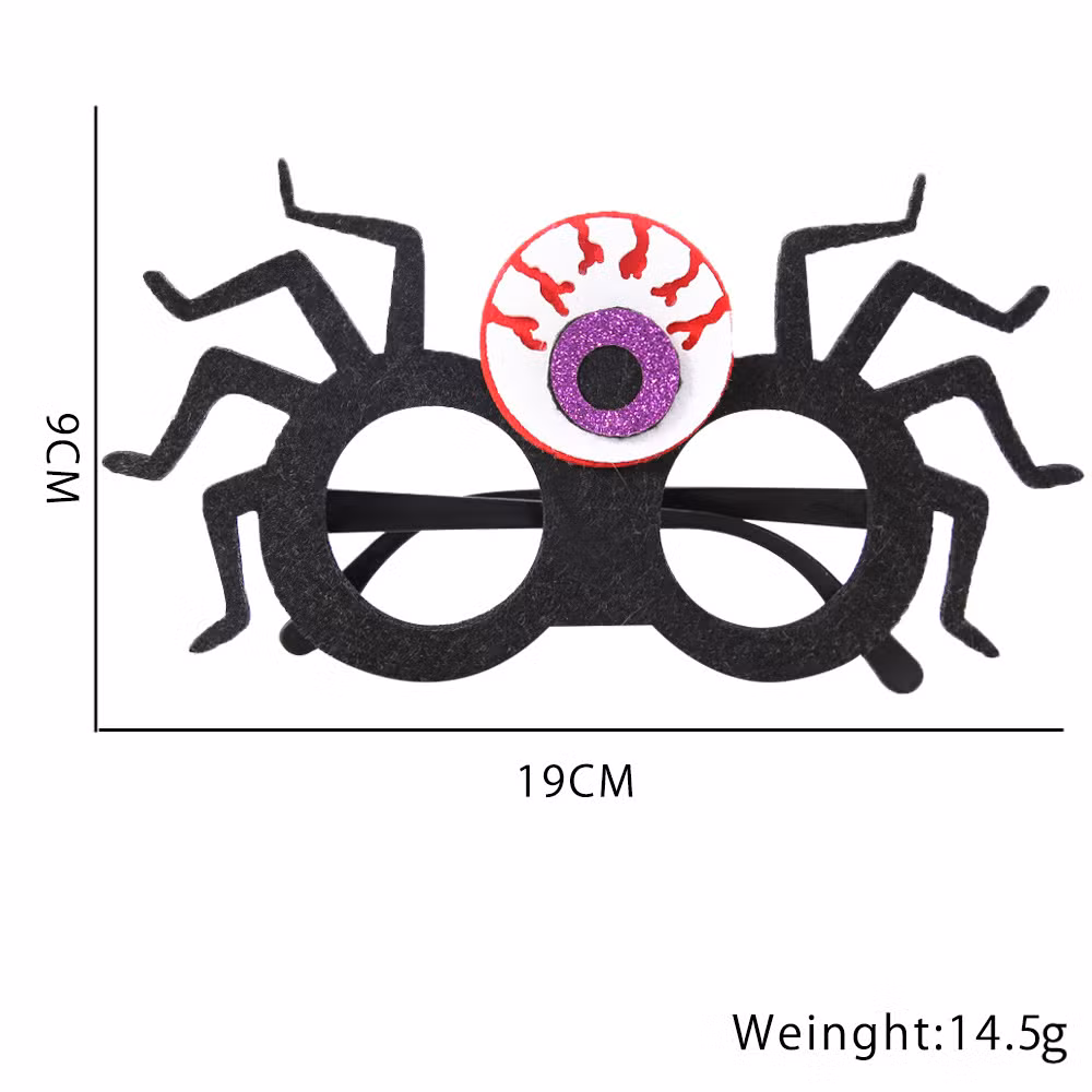 2024 Newest Halloween Photo Props Party Decoration Supplies Cartoon Plastic Glasses