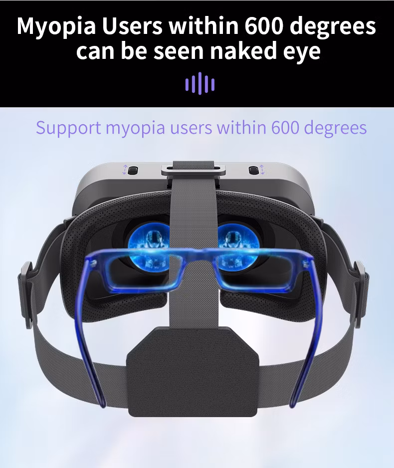 2024 3D Glasses Headset Box Wireless Virtual Reality 1080P Video Vr Glasses