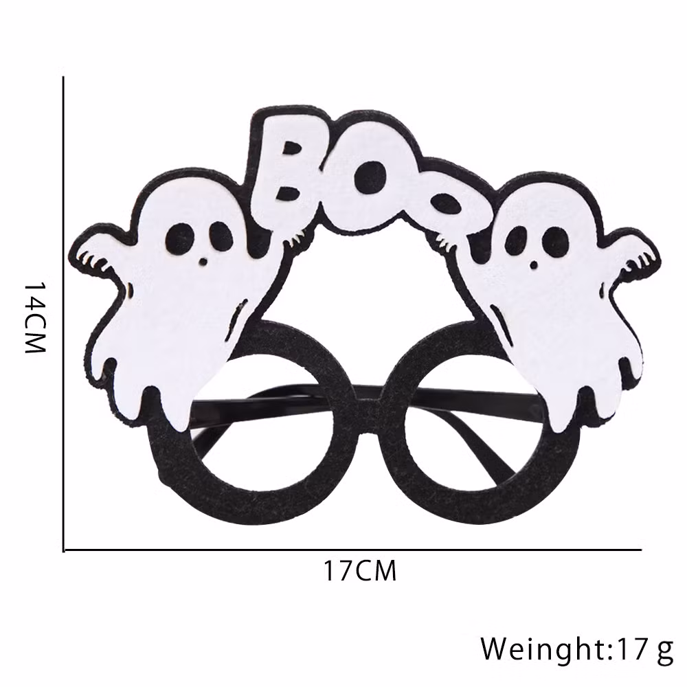 2024 Newest Halloween Photo Props Party Decoration Supplies Cartoon Plastic Glasses