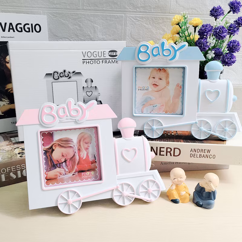 Wholesale Custom Newborn Baby Photo Frame Soft Colors for Kids Gift Multiple Styles Are Available Picture Frame Set Children Frame Photo