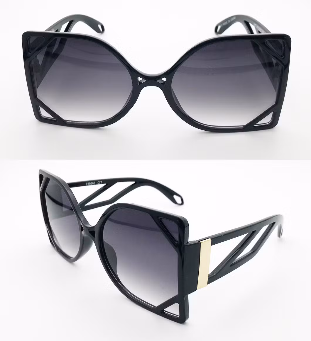 New Wholesale Square Oversize Plastic Lady Sunglasses