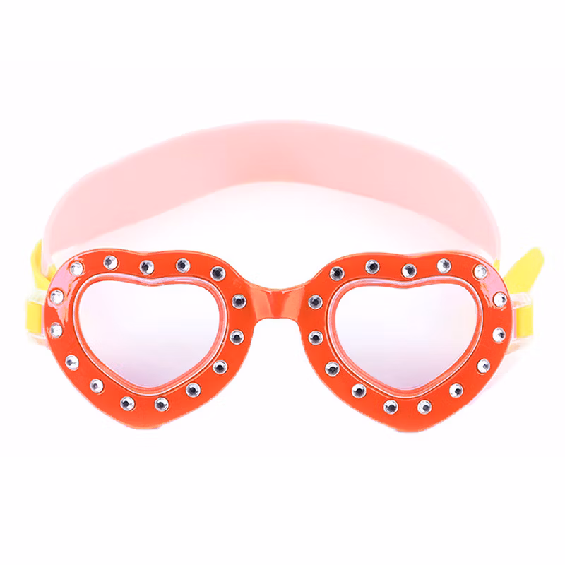 Children Swim Goggles Cute Junior Kids Waterproof Anti-Fog Science Swimming Glasses Baby Cartoon Mirror with Adjustable