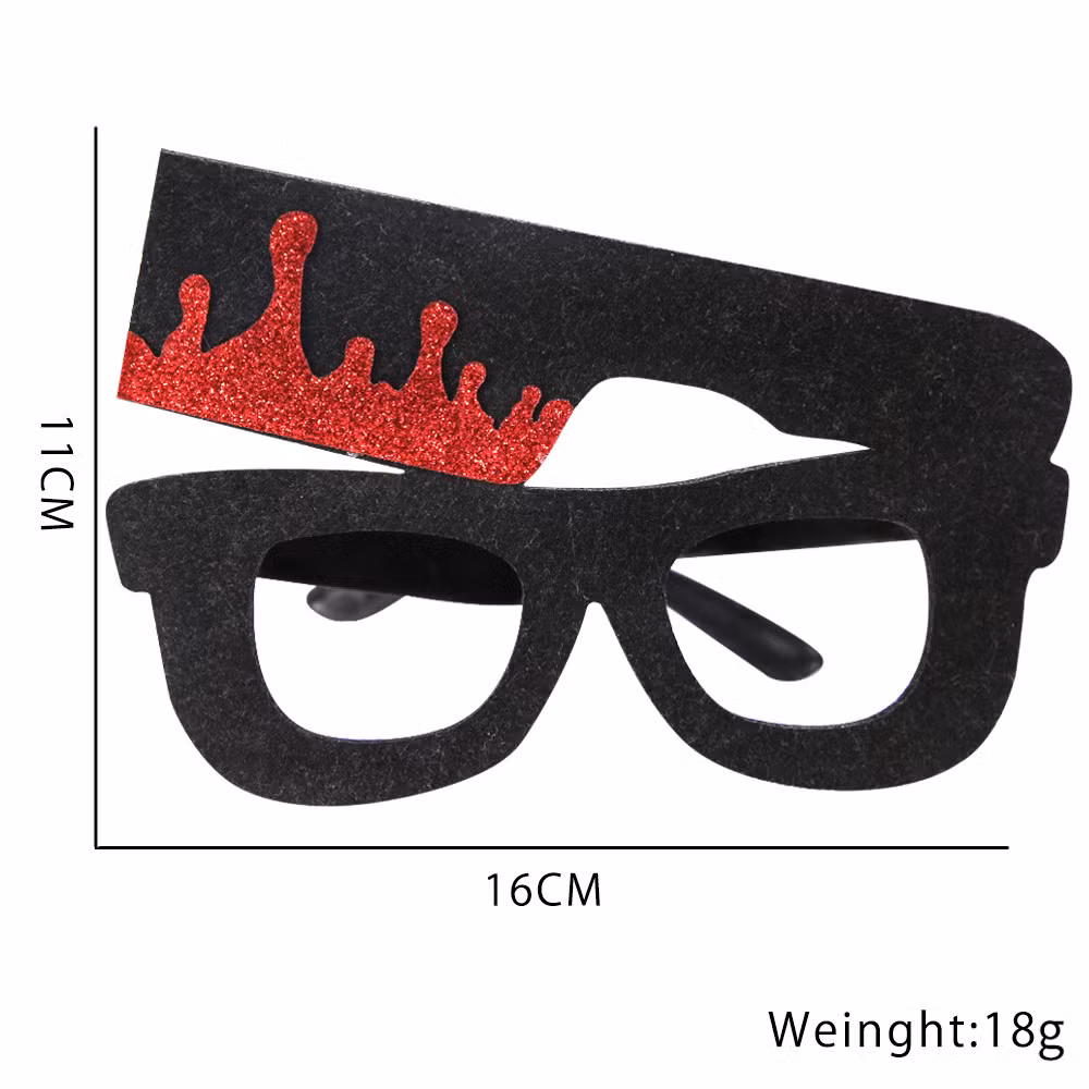 2024 Newest Halloween Photo Props Party Decoration Supplies Cartoon Plastic Glasses