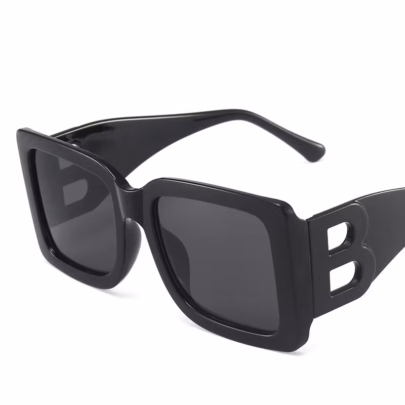 New Modern Sunglasses Women Big Frame Square Sun Glasses Shades Sunglasses