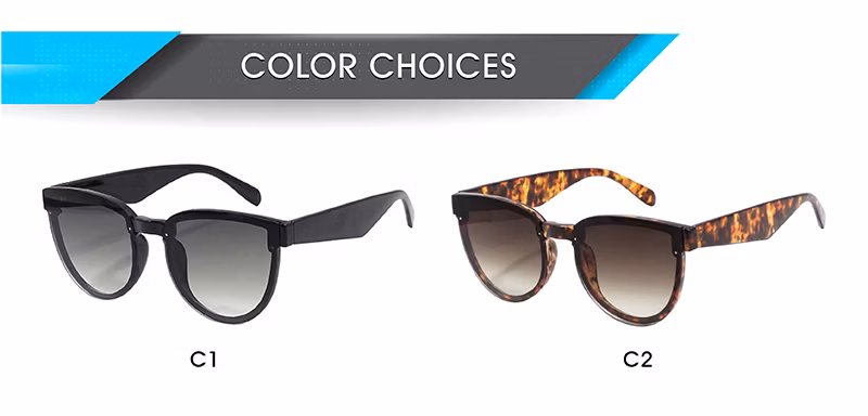 Pilot Optics 2023 Oversize Flat Top Black and Brown OEM Sunglasses