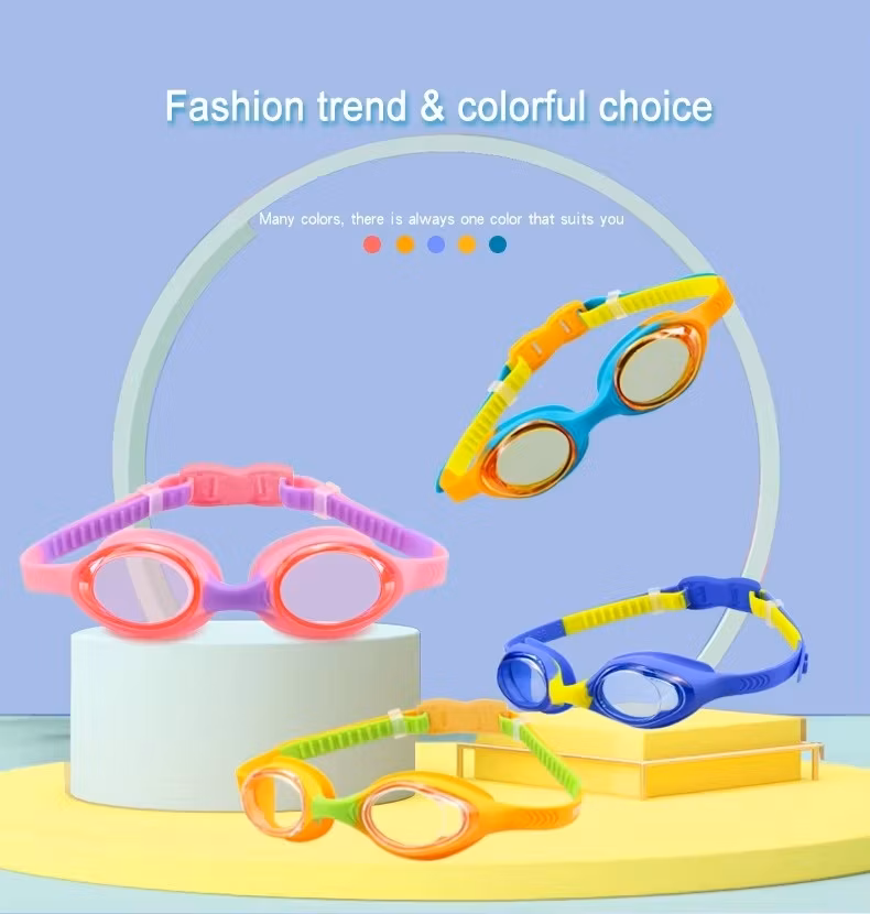 Gloffie Supplier Anti-Fog UV Protection Swimming Goggles for Kids 3-15 Girls