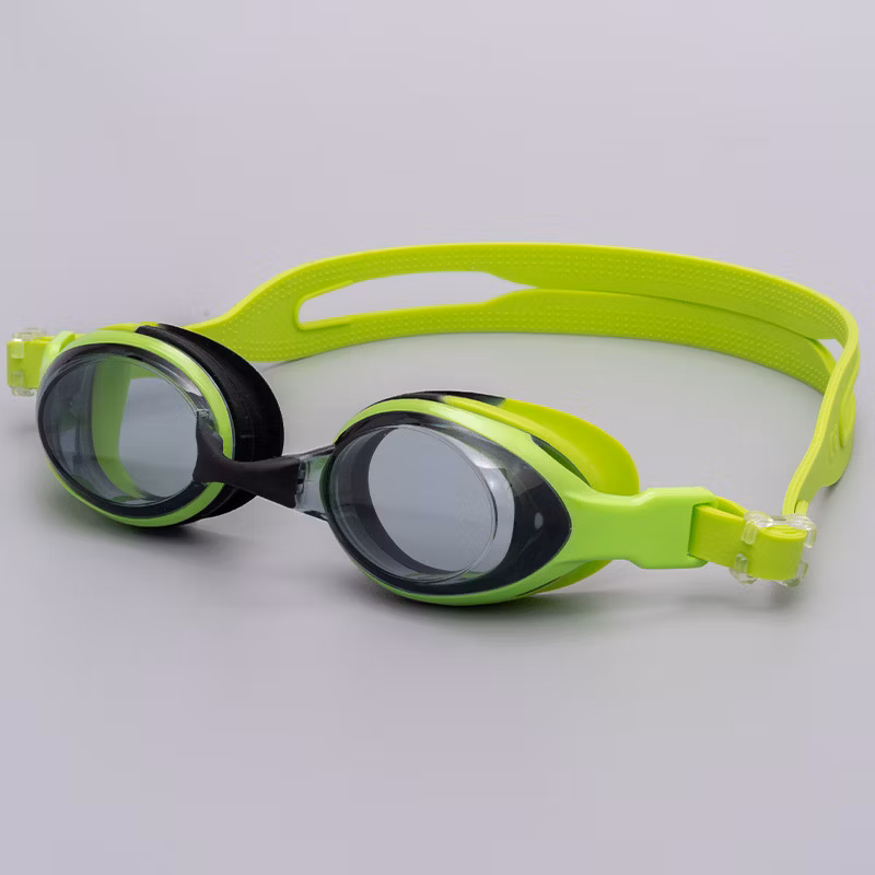 Gloffie Fashionable Adult Racing Goggles Clear Vision Professional Prescription Swimming Goggles