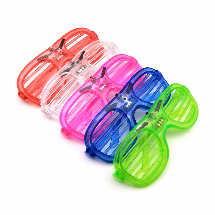 Luminous Star LED Glasses Kids Birthday Halloween Christmas Party Bar Party Neon Colorful Glowing Glasses