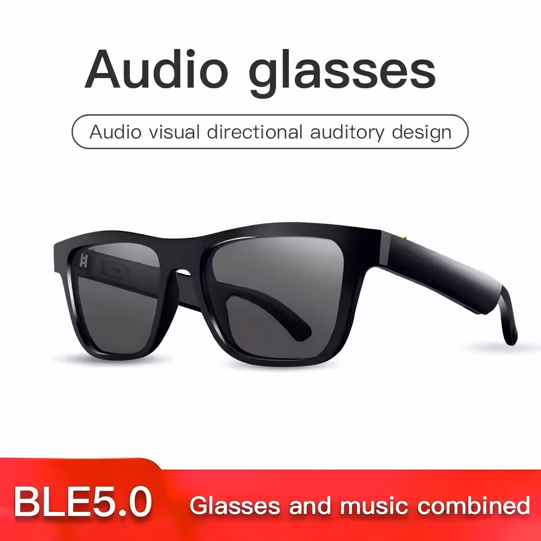 2024 New Classic Frame Audio Glasses Black Technology Calling Listening to Music Smart Bluetooth 5.0 Audio Sunglasses