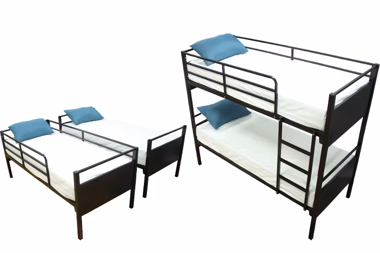 Twin Bed Kids Dormitory Storage Drawe Homes and Gardens Greer Twin Upgrade Metal Bed Frame with Loft Storage Baby Toddler Bed