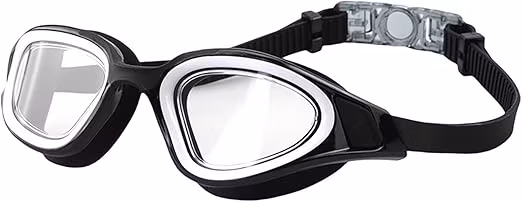 Gloffie Swimming Safety Eyewear Professional Swimming Goggles Adjustable Fit Anti-Fog Glasses Waterproof UV Protection Swim Goggles