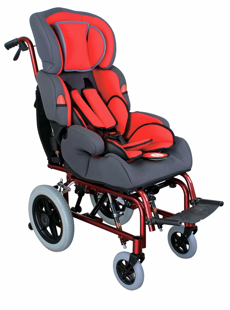 Children Cerebral Palsy Cp Wheelchair Aluminum Chair Frame Reclining High Back