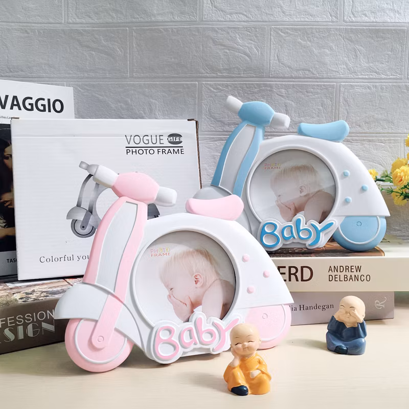 Wholesale Custom Newborn Baby Photo Frame Soft Colors for Kids Gift Multiple Styles Are Available Picture Frame Set Children Frame Photo