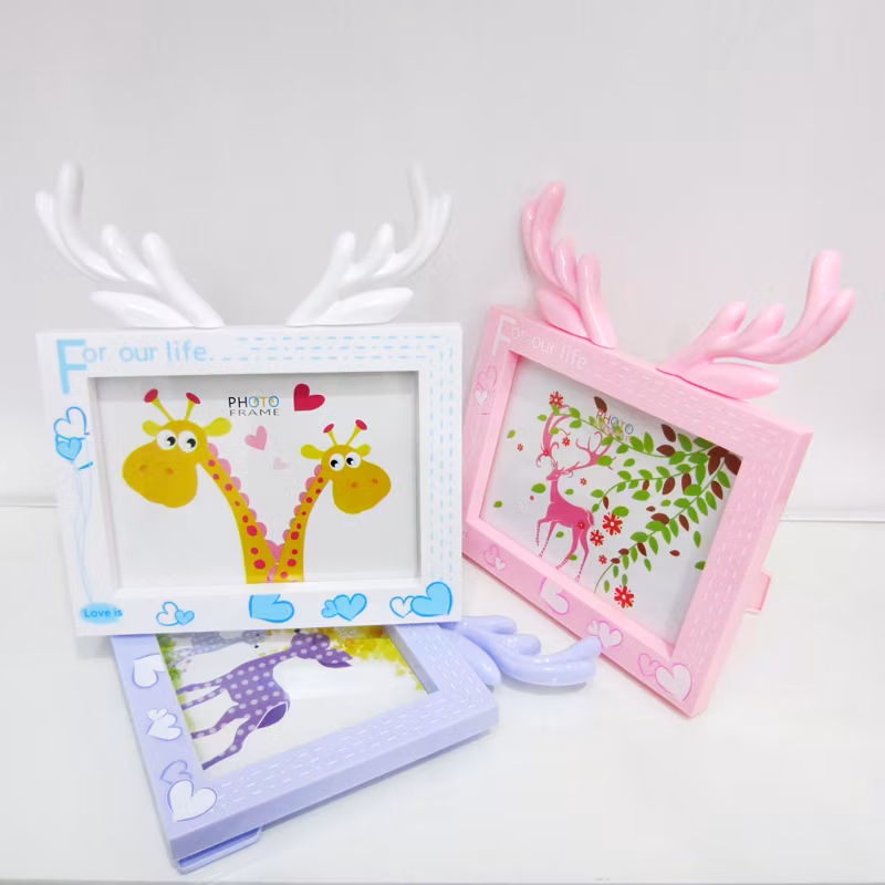 Wholesale Custom Newborn Baby Photo Frame Soft Colors for Kids Gift Multiple Styles Are Available Picture Frame Set Children Frame Photo