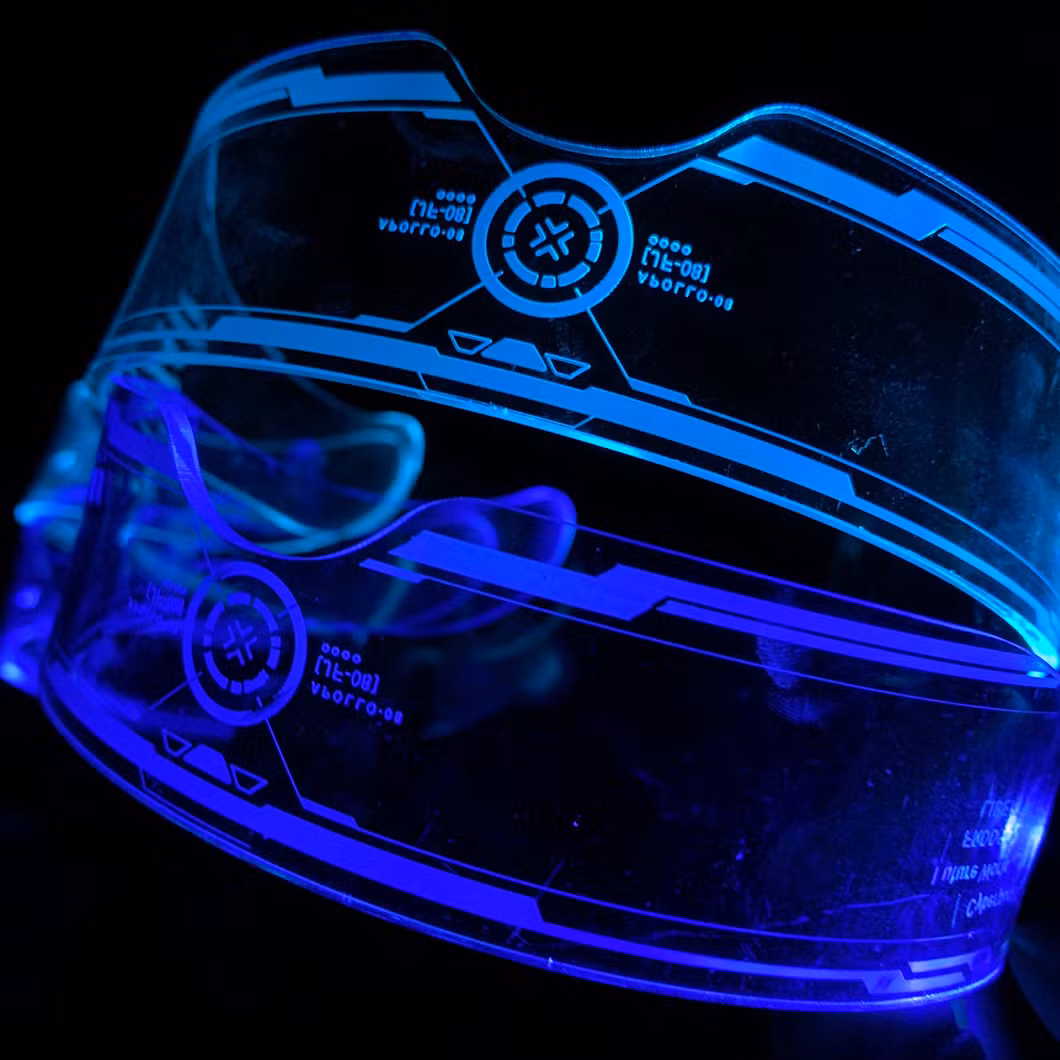 2025 New Kids Classic Light up Party LED Glowing Glasses Different Shape LED Sunglasses