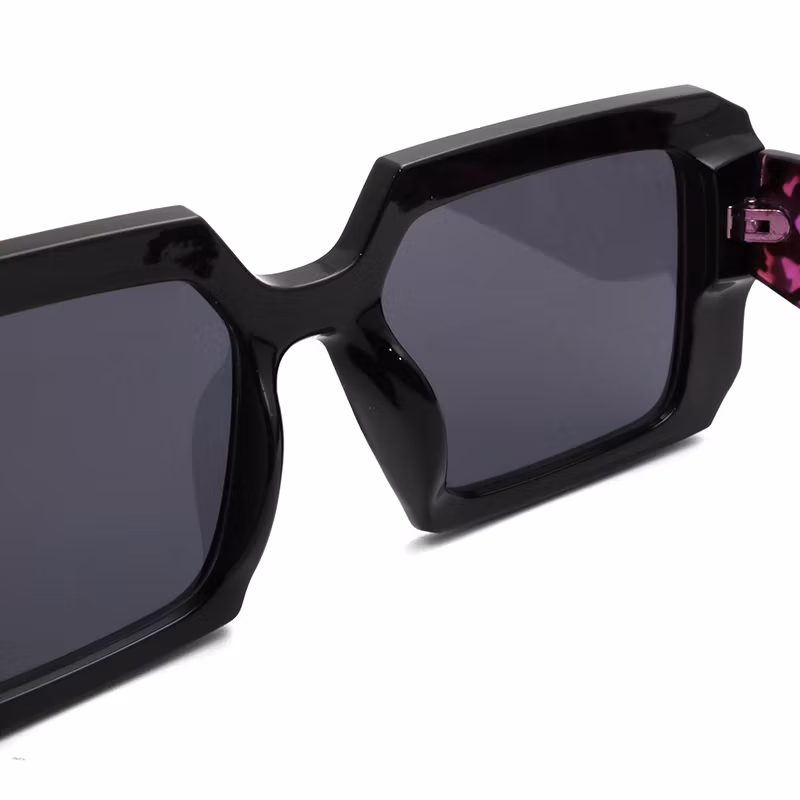 2024 Fashion Designer Trendy Woman Oval Oversized Big Concave Frames Shades Plastic Sunglasses Sun Glasses