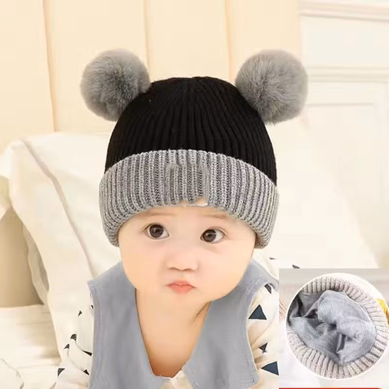 Hot Sale Baby Solid Color Beanies Head Wraps Kids Turban Lovely Shiny Bowknot Headbands High Quality Autumn Spring Kids Beanie