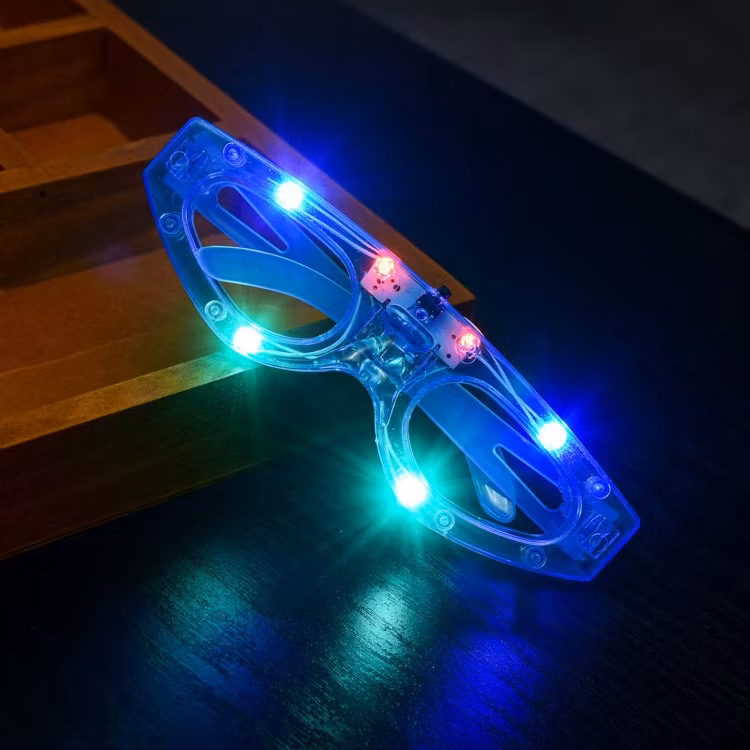2025 New Kids Classic Light up Party LED Glowing Glasses Different Shape LED Sunglasses